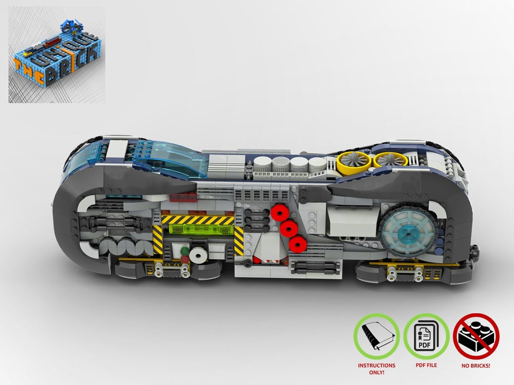
                  
                    Load image into Gallery viewer, LEGO-MOC - Wacko Loco Train Locomotive - The Unique Brick
                  
                
