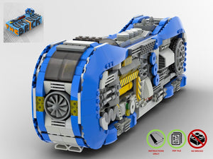 
                  
                    Load image into Gallery viewer, LEGO-MOC - Wacko Loco Train Locomotive - The Unique Brick
                  
                