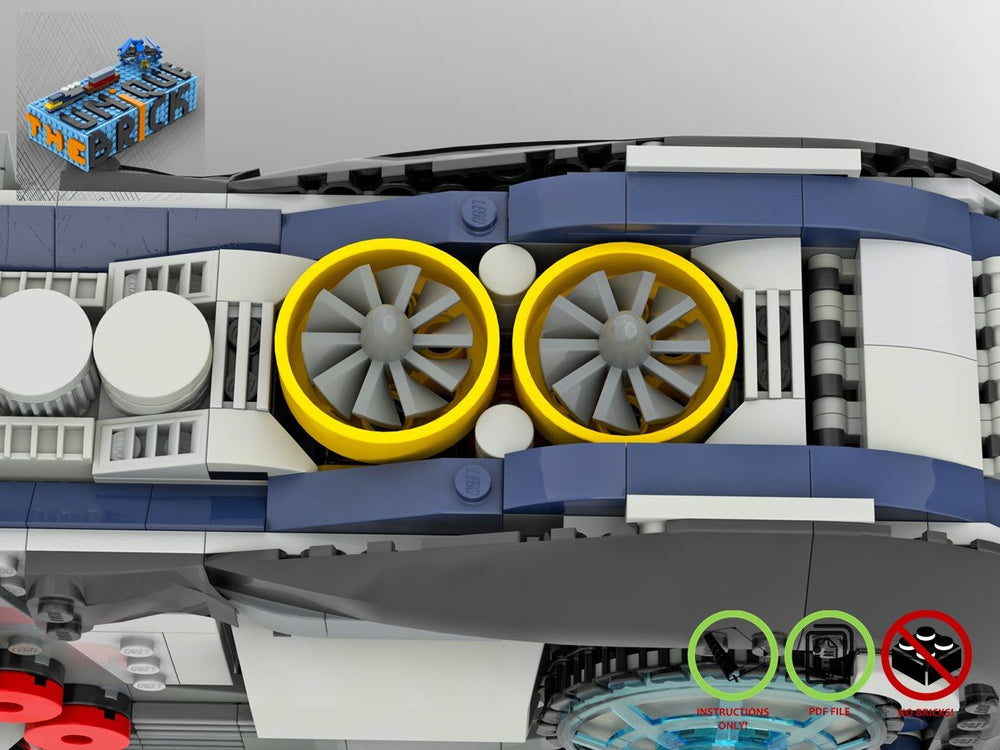 
                  
                    Load image into Gallery viewer, LEGO-MOC - Wacko Loco Train Locomotive - The Unique Brick
                  
                
