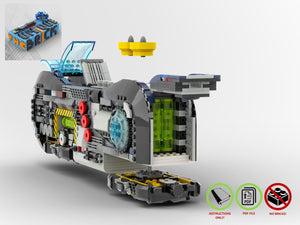 
                  
                    Load image into Gallery viewer, LEGO-MOC - Wacko Loco Train Locomotive - The Unique Brick
                  
                